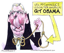 MITCH MCCONNELL by Sandy Huffaker