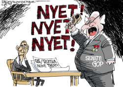 THE PARTY OF NYET  by Pat Bagley