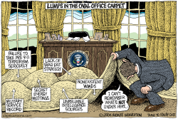  LUMPS IN THE OVAL OFFICE CARPET by Monte Wolverton