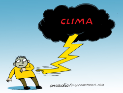 EL CLIMA CULPA AL HOMBRE by Arcadio Esquivel