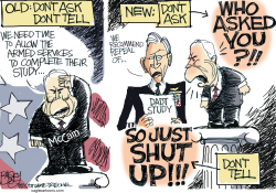 DONT ASK OR TELL  by Pat Bagley