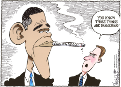 OBAMA COMPROMISE by Bob Englehart