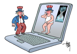 WIKILEAKS- MIRROR AND UNCLE SAM by Arend Van Dam