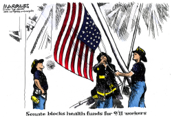 NO HEALTH FUNDS FOR 9/11 WORKERS  by Jimmy Margulies