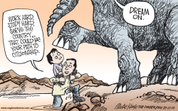 DREAM ACT  by Mike Keefe