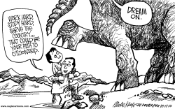 DREAM ACT by Mike Keefe