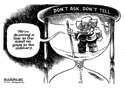 REPUBLICANS BLOCK DONT ASK DONT TELL REPEAL by Jimmy Margulies