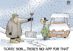 AN APP FOR SNOW SHOVELS,  by Randy Bish