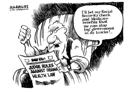 JUDGE RULES AGAINST OBAMA HEALTH LAW by Jimmy Margulies