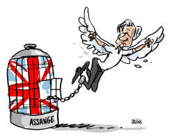 FREE ASSANGE by Frederick Deligne