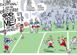 AMERICAN EXCEPTIONALISM  by Pat Bagley