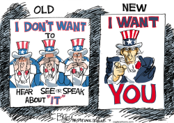 DONT ASK TELL  by Pat Bagley