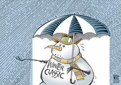 LOCAL, WINTER CLASSIC HOCKEY RAIN,  by Randy Bish