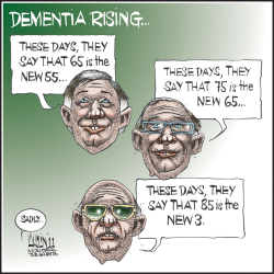 DEMENTIA RISING by Terry Mosher