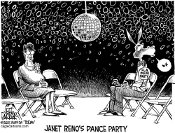 JANET RENO'S DANCE PARTY by Jeff Parker
