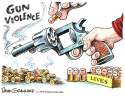 GUN VIOLENCE by Dave Granlund