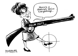 SARAH PALIN CROSSHAIRS by Jimmy Margulies