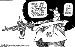 GUN CONTROL by Mike Keefe
