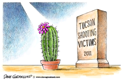 TUCSON SHOOTING VICTIMS TRIBUTE by Dave Granlund