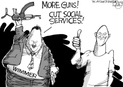 LOCAL CRAZY FOR GUNS by Pat Bagley