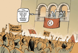 REVOLUTION IN TUNISIA by Patrick Chappatte