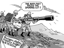 CUTTING DEFENCE BUDGET by Paresh Nath