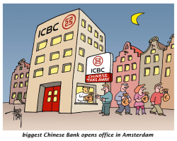 CHINESE BANK IN AMSTERDAM by Arend Van Dam