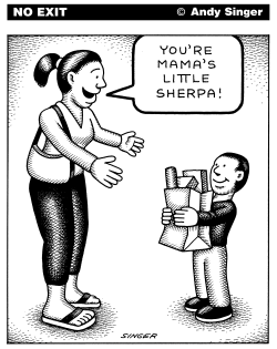 MAMAS SHERPA by Andy Singer