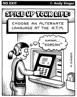 ATM LANGUAGES by Andy Singer