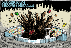 LOCAL CA DODGERTOWN BECOMES MUDVILLE  by Monte Wolverton