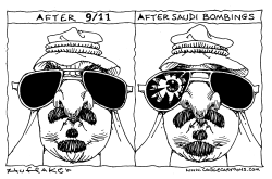 SAUDI BOMBINGS by Sandy Huffaker