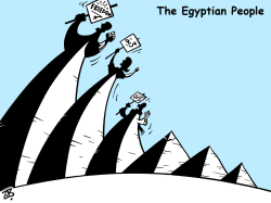 THE EGYPTIAN PEOPLE by Emad Hajjaj