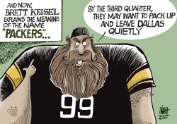 STEELERS AND PACKERS,  by Randy Bish