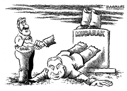 MUBARAK AND ISRAEL by Jimmy Margulies