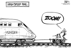 HIGH-SPEED RAIL by Nate Beeler