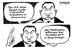 EGYPT AND DEMOCRACY by Jimmy Margulies