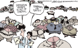 POPULATION GROWTH  by Mike Keefe