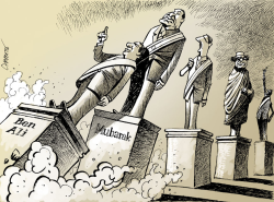 FALL OF DICTATORS by Patrick Chappatte