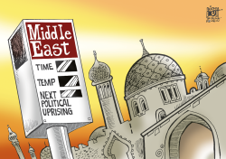 MIDDLE EAST UNREST,  by Randy Bish