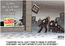LOCAL IL- GOVERNOR QUINN CUTS ALL DRUG TREATMENT FUNDS- by R.J. Matson
