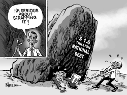 SCRAPPING NATIONAL DEBT by Paresh Nath