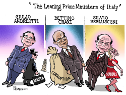 LEANING PMS OF ITALY  by Paresh Nath