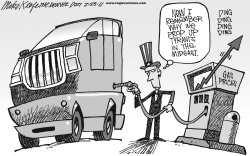 GAS PRICES  by Mike Keefe