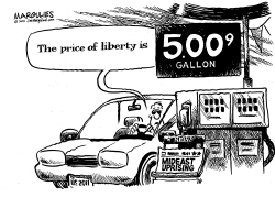 GAS PRICES AND MIDEAST UPRISING by Jimmy Margulies