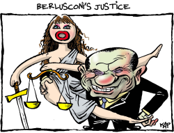 BERLUSCONIS JUSTICE by Kap
