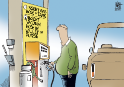 GAS PRICES,  by Randy Bish