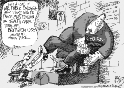 CEO PAY by Pat Bagley