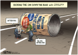 KICKING THE CAN DOWN THE ROAD WITH CIVILITY- by R.J. Matson