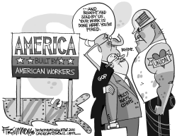 AMERICAN WORKERS by David Fitzsimmons