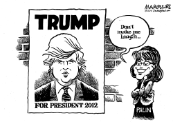 TRUMP FOR PRESIDENT 2012 by Jimmy Margulies